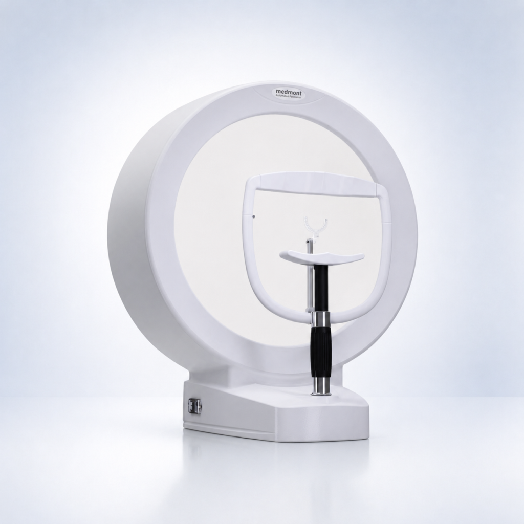 Visual field testing equipment at Wanganui Eyecare